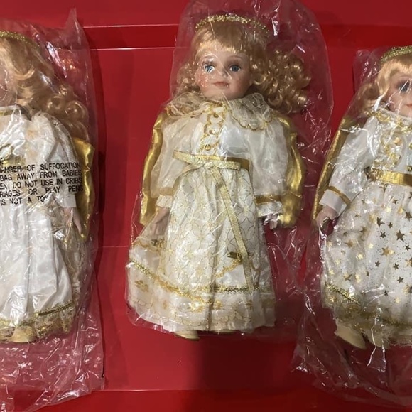 The heritage signature collection porcelain Angel dolls - Picture 1 of 1